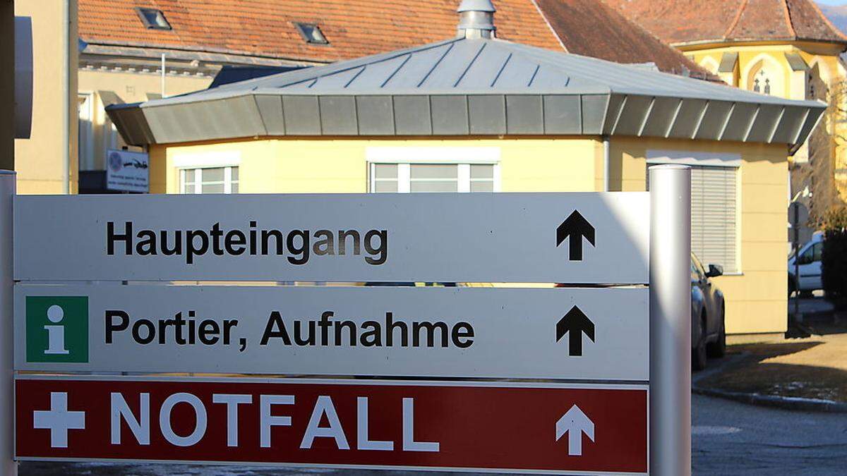 Der Verletzte wurde ins Krankenhaus Friesach gebracht