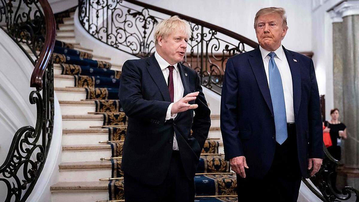 Boris Johnson, Donald Trump