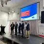 Der Vortrag wurde von bekannten Gesichtern der WKO, des AMS und der Politik eröffnet: (v.l.n.r.): Martin Heidinger, Josef Herk, Yvonne Popper-Pieber, Joachim Schnabl, Ingrid Gürtl und Daniel Kos