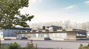 So soll das neue Gemeindezentrum in Köttmannsdorf aussehen. Der Bau verzögert sich aufgrund der steigenden Preise aber