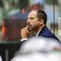 GRAZ,AUSTRIA,19.OCT.25 - ICE HOCKEY - ICE Hockey League, Graz 99ers vs Klagenfurter AC. Image shows head coach Harry Lange (99ers). Photo: GEPA pictures/ James Doak