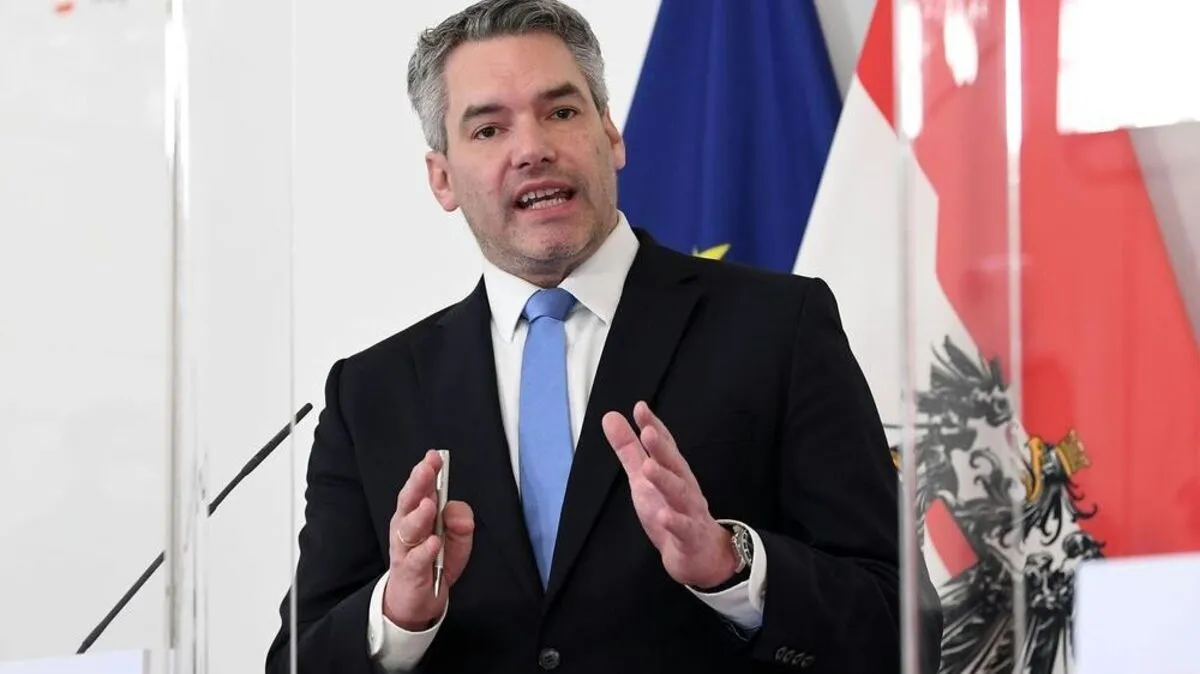 Innenminister Karl Nehammer (ÖVP).