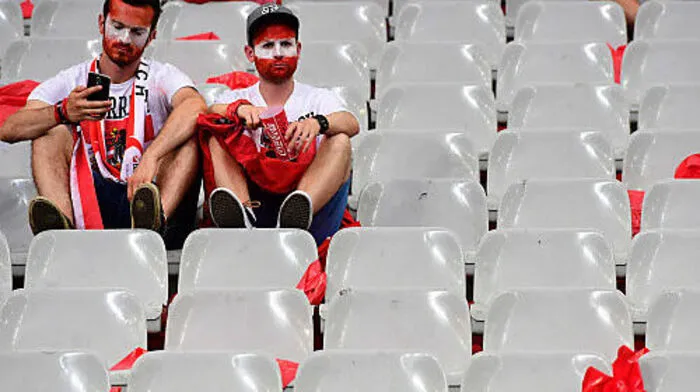 Thomas Häusler und Martin Holzer im Stade de France