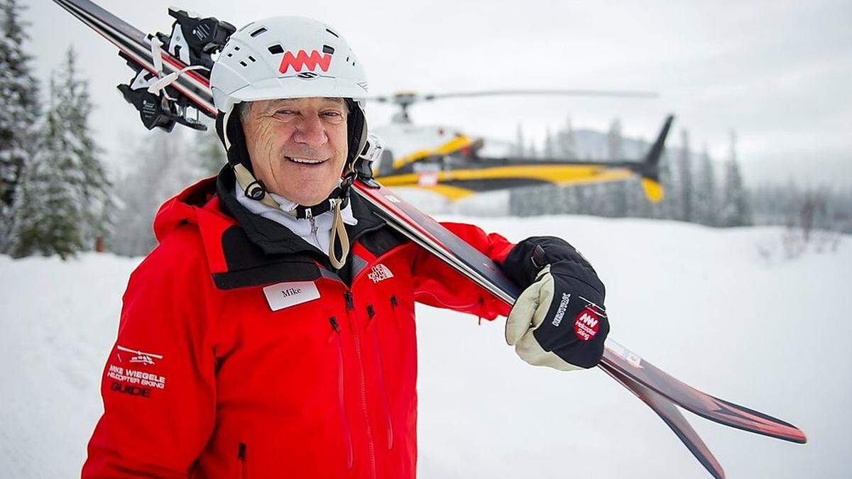 Mike Wiegele hatte eine große Leidenschaft für das Skifahren und die Berge 