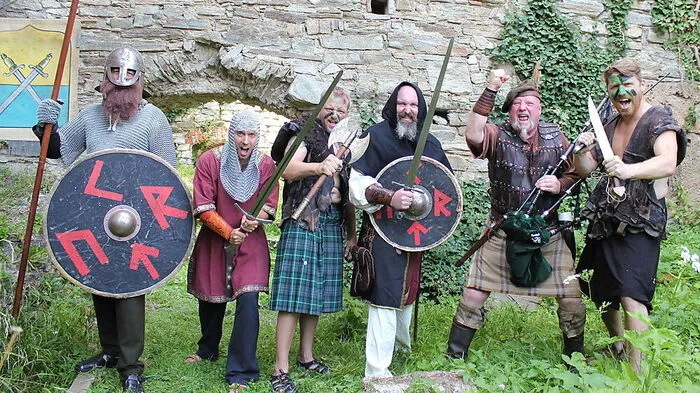 Mit den "Brave Hearts" vom KSV Söding wurde die Burgruine Ligist im Sturm erobert