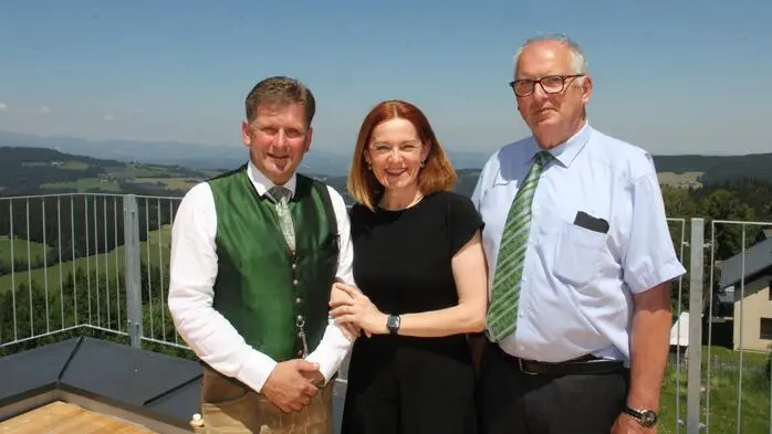Markus Prettenthaler, Simone Schmiedtbauer und Johann Schmid