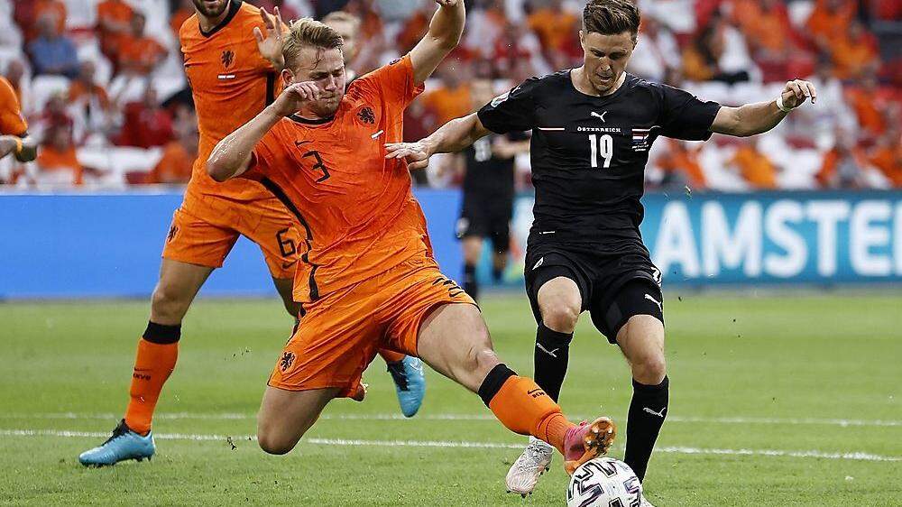 Bei der Euro machte Baumgartner auch gegen die Niederlande eine gute Figur