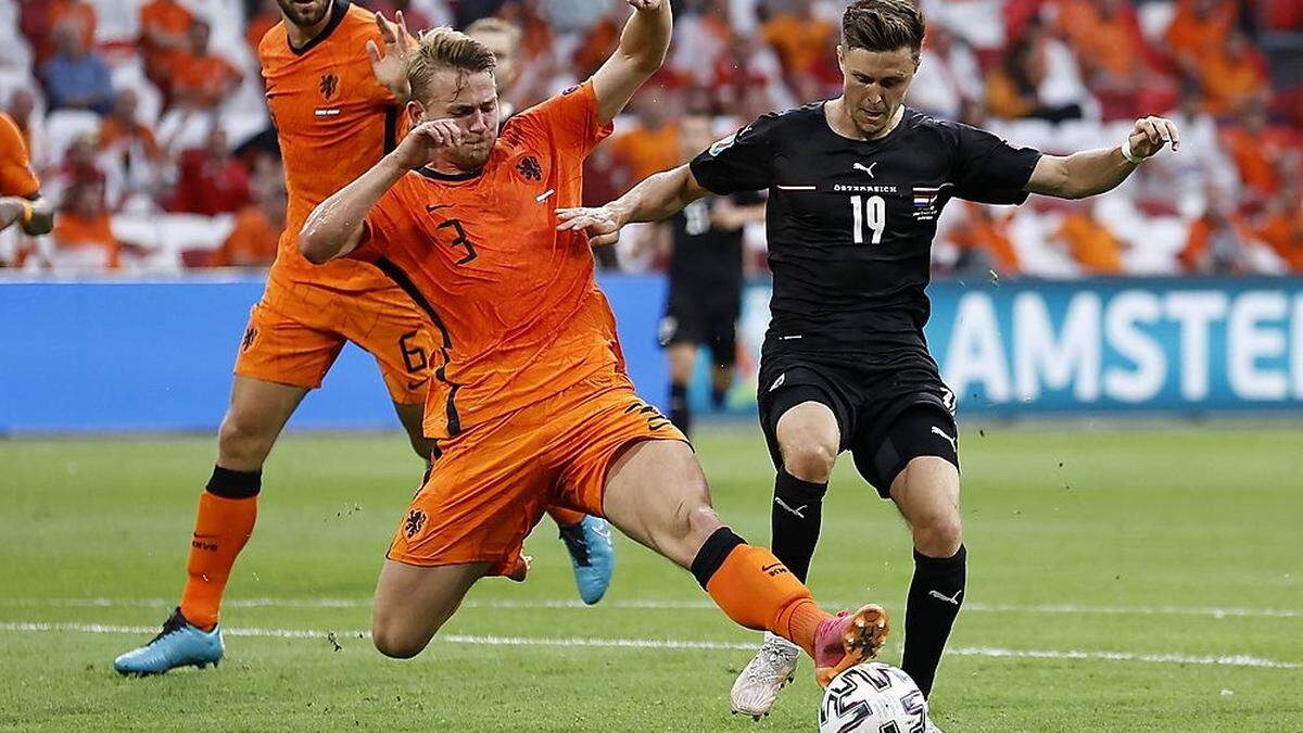 Bei der Euro machte Baumgartner auch gegen die Niederlande eine gute Figur