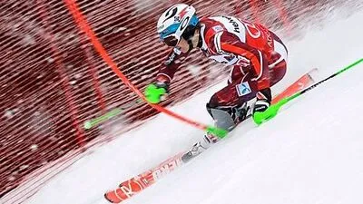 Henrik Kristoffersen auf dem Weg zum Sieg
