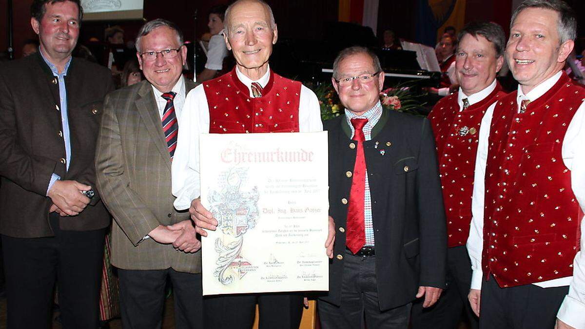 Klaus Brandner, Heinrich Gerber, Hans Gasser, Christoph Vierbauch, Gerhard Freisitzer und Stefan Berdnik