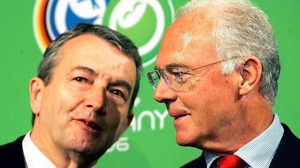 Wolfgang Niersbach (links) und Franz Beckenbauer