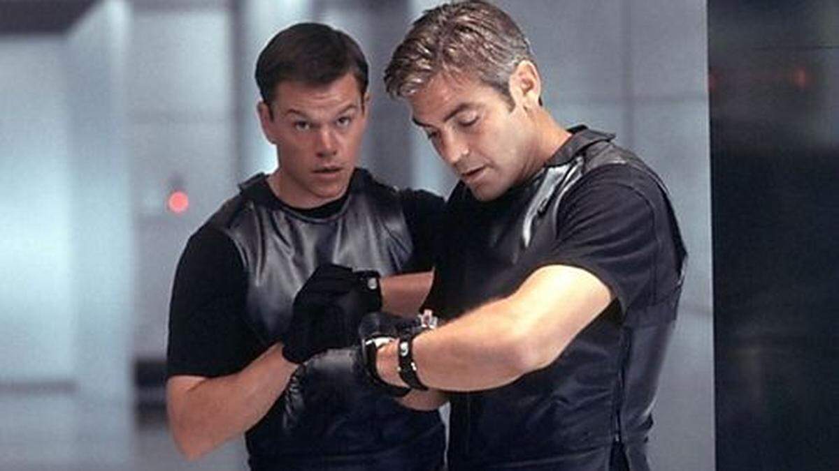 Matt Damon und George Clooney in &quot;Ocean's Eleven&quot;