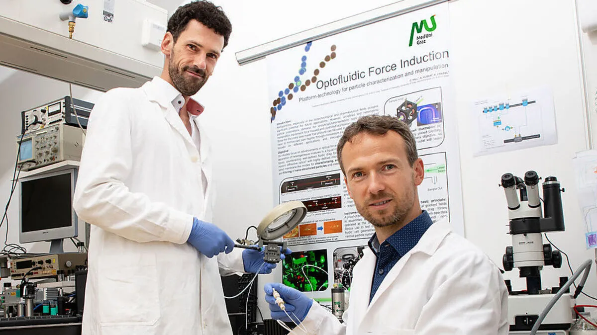 Med-Uni-Graz-Forscher Gerhard Prossliner und Christian Hill 