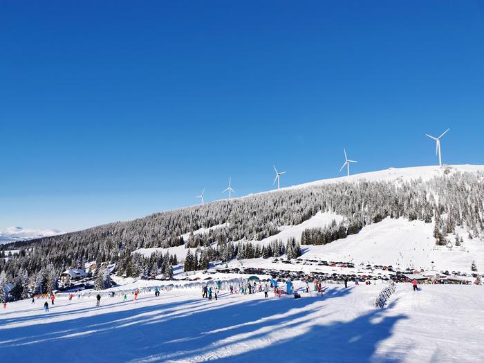 Das Skigebiet Weinebene