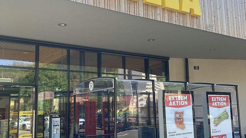 Der Bankomat bei der Billa-Filiale in Leoben-Donawitz wurde nun ebenfalls entfernt