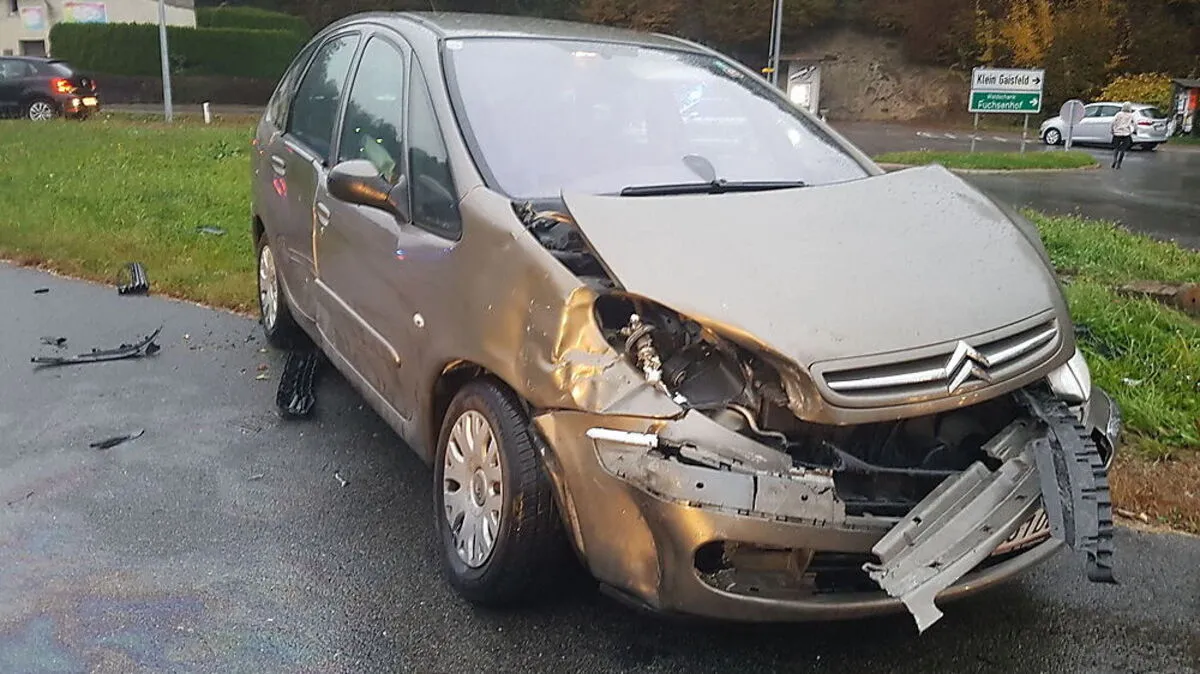 Eines der Unfallfahrzeuge