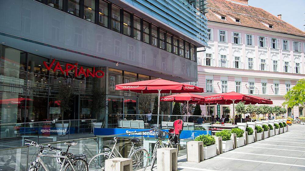 Auch in Graz ist die  Restaurantkette Vapiano vertreten