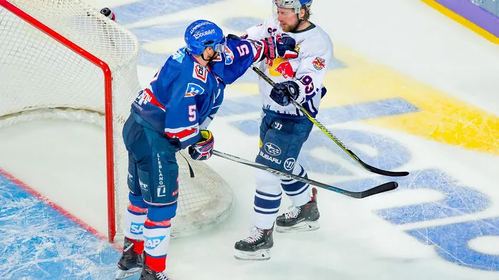 Hart zur Sache geht es auch in der Deutschen Eishockeyliga: Klicken Sie sich durch die Bilder!
