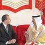 Der New Yorker Rabbi Marc Schneier mit König Hamad bin Isa Al Chalifa von Bahrain