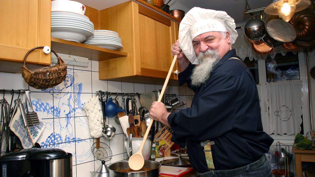 Trnka-Strasnitzky bei seiner &quot;zweiten Leidenschaft&quot;, dem Kochen