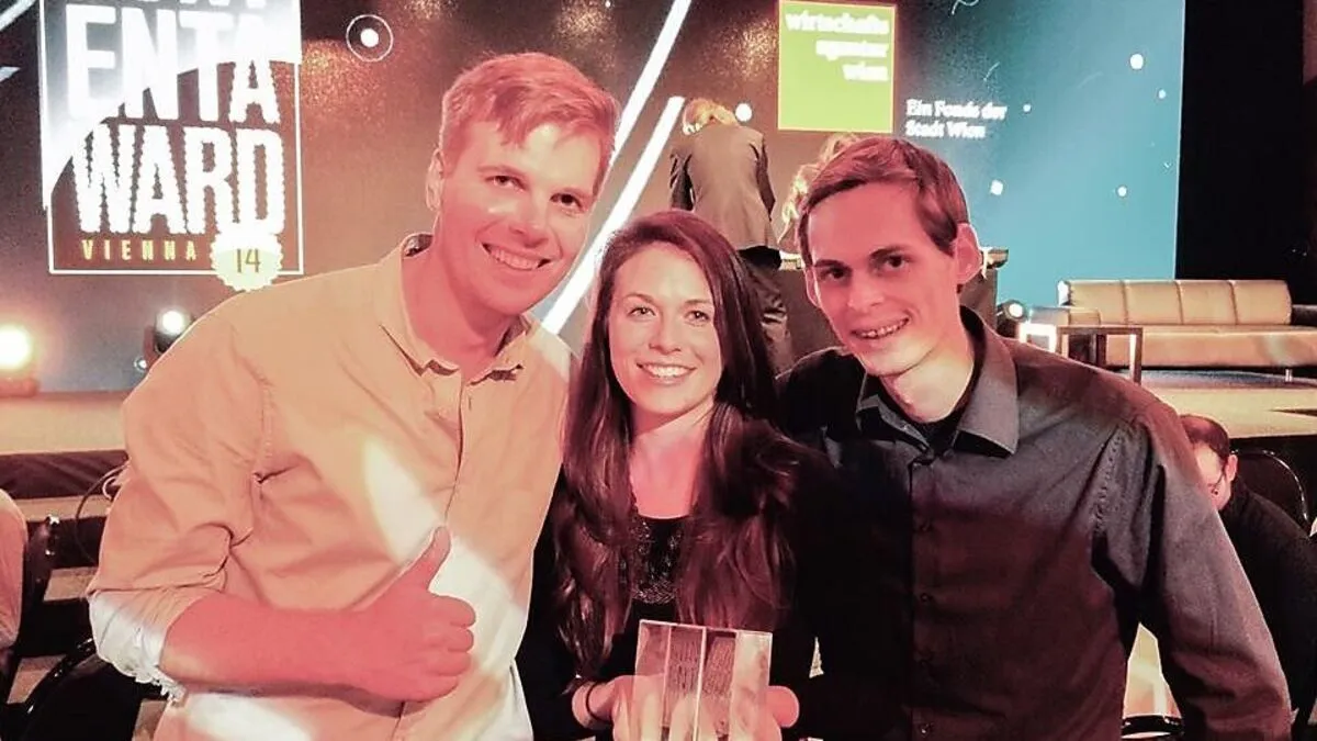 Das Gewinner-Team: Andreas Röttl, Bianca Busetti und Christian Papauschek (von links)