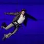 US' actor Tom Cruise jumps from the roof of the Stade de France during the closing ceremony of the Paris 2024 Olympic Games at the Stade de France, in Saint-Denis, in the outskirts of Paris, on August 11, 2024. (Photo by Phil Noble / POOL / AFP)