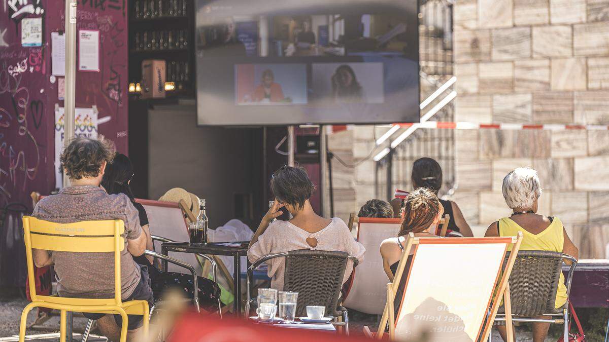 Public Viewing im Lendhafen Klagenfurt