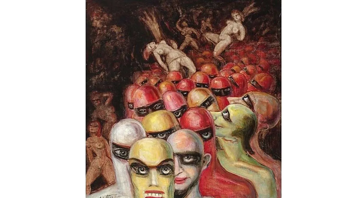 „Phantastische Folterszenen“ (1920) von Alwine Hotter