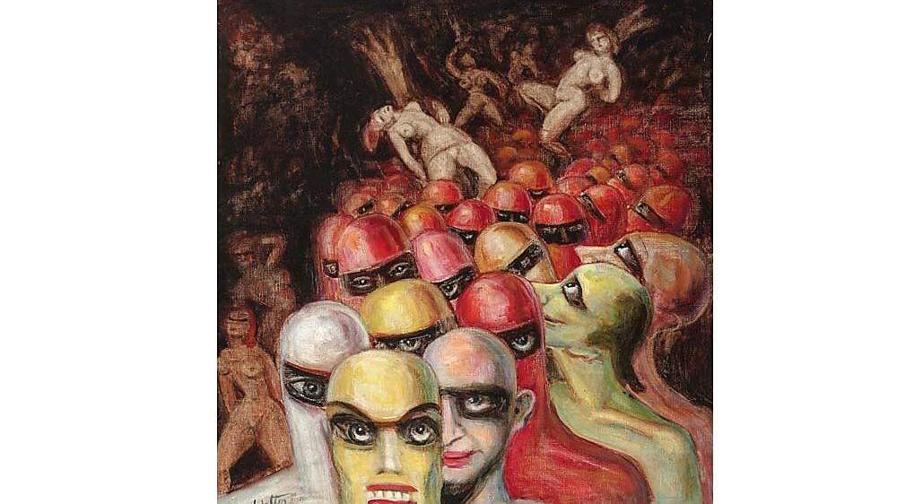 „Phantastische Folterszenen“ (1920) von Alwine Hotter