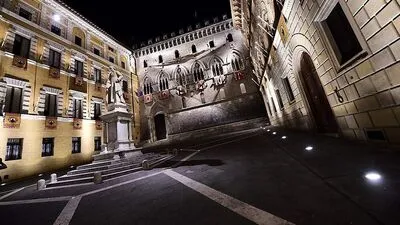 Zentrale der Monte Paschi in Siena