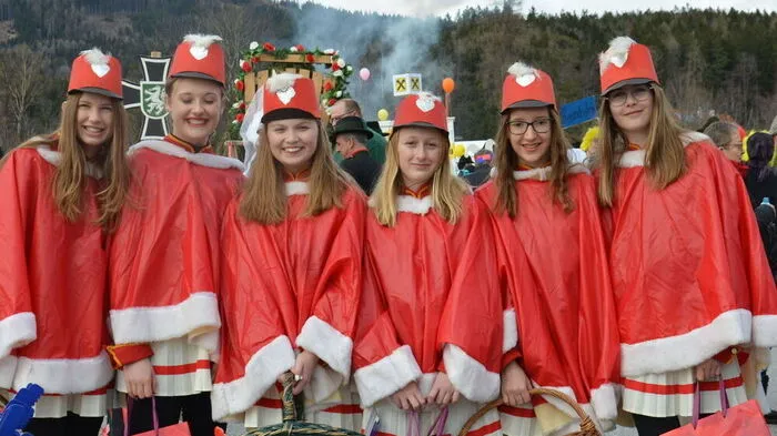 Beim Faschingstreiben in St. Radegund