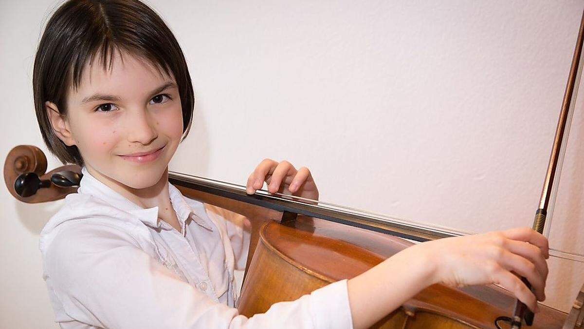 Ella Schmalzl liebt ihr Cello