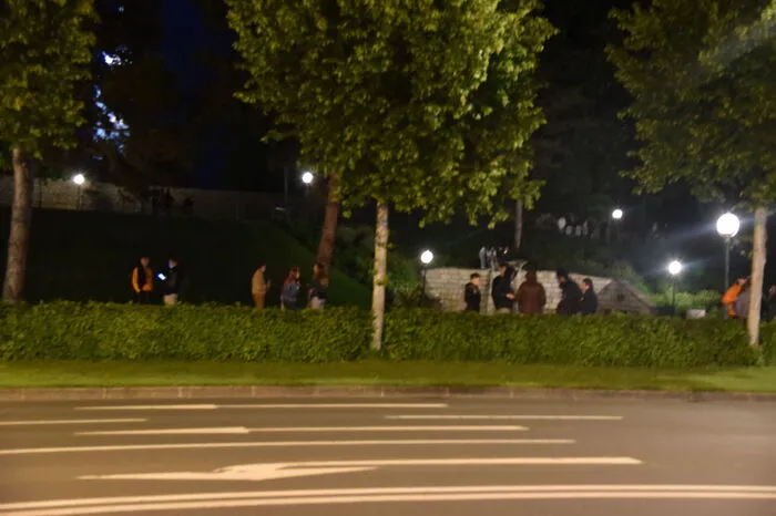 Bitte klicken Sie sich durch die Bilder von Freitagnacht.