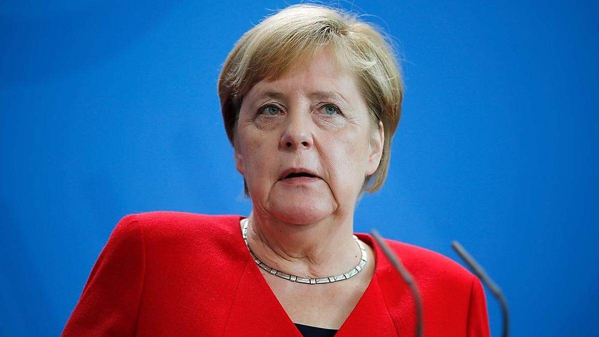 Die deutsche Kanzlerin Angela Merkel bezeichnet Wasserstoff an den &quot;vielleicht interessantesten Energieträger&quot;