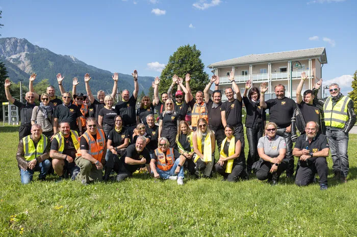 Mehr als 220 Motorräder waren vor Ort.