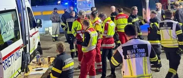 Dutzende Einsatzkräfte haben nach dem Mann bis Sonntagfrüh gesucht