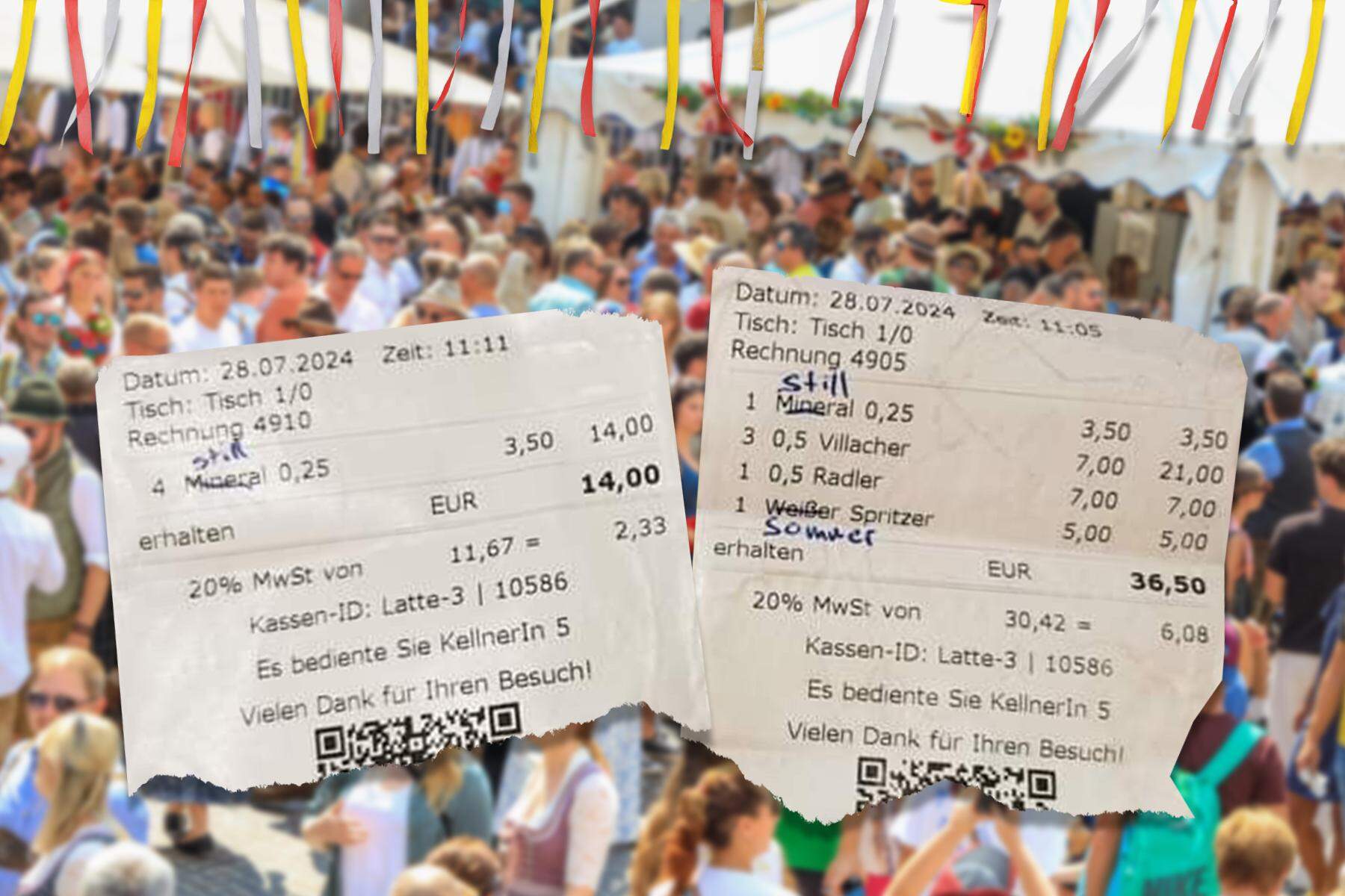 Unmut über Getränkepreise am Villacher Kirchtag