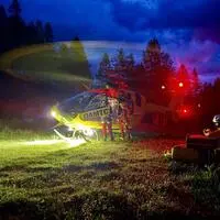 Nächtlicher Einsatz für die Crew des C 14 (Sujetfoto)