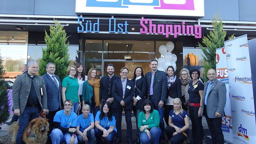Das Fachmarktzentrum "SOS Süd Ost Shopping" öffnete in Bad Radkersburg seine Pforten.