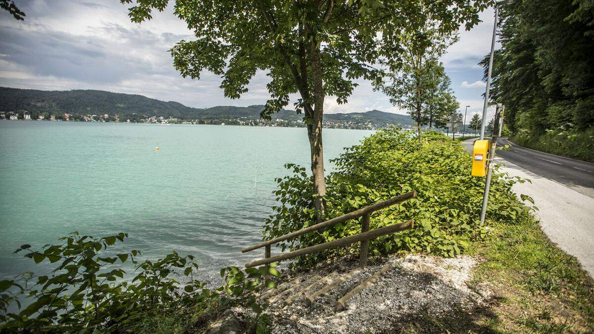 Die Teixlbucht am Wörthersee ist einer von 17 Seezugängen