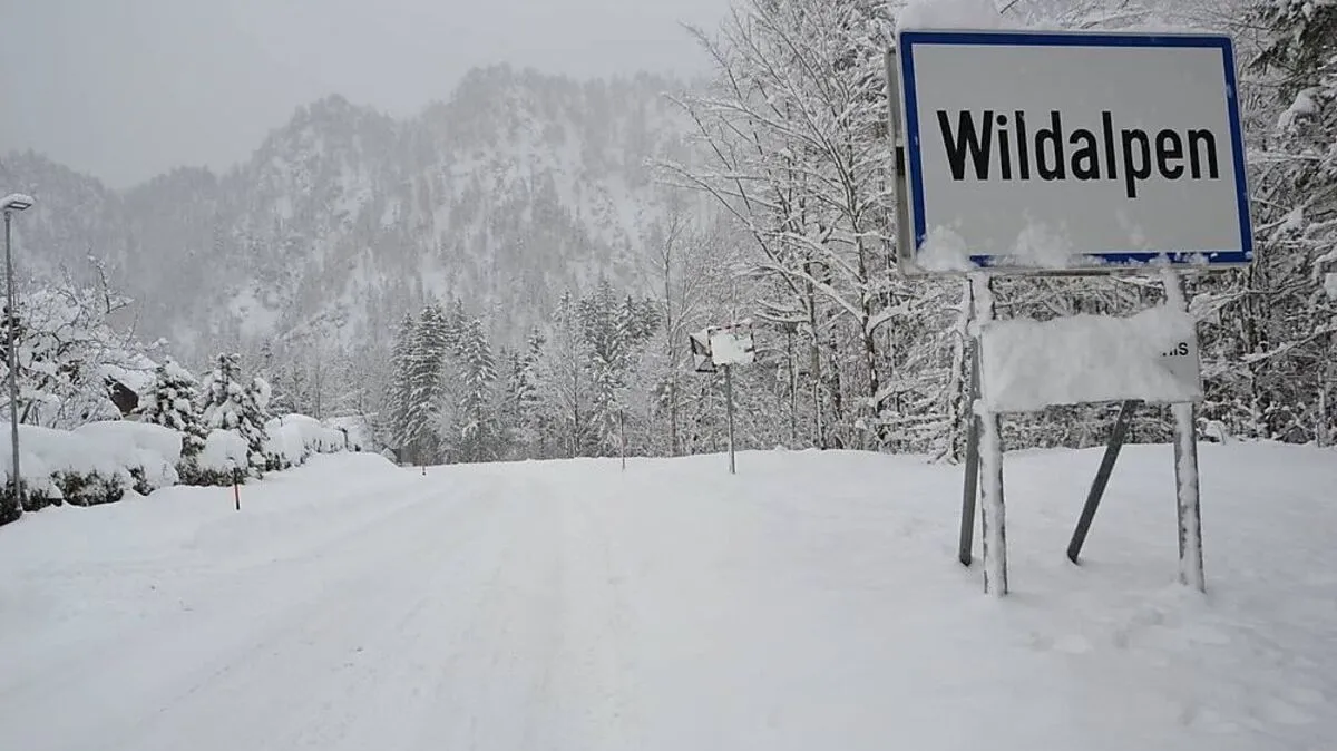 Wildalpen im tiefsten Winter