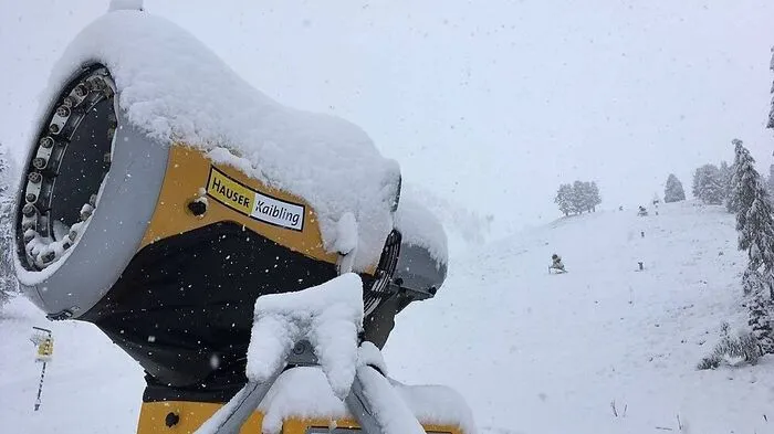 Trotz Neuschnee: Noch gibt es keinen Skibetrieb auf dem Hauser Kaibling.