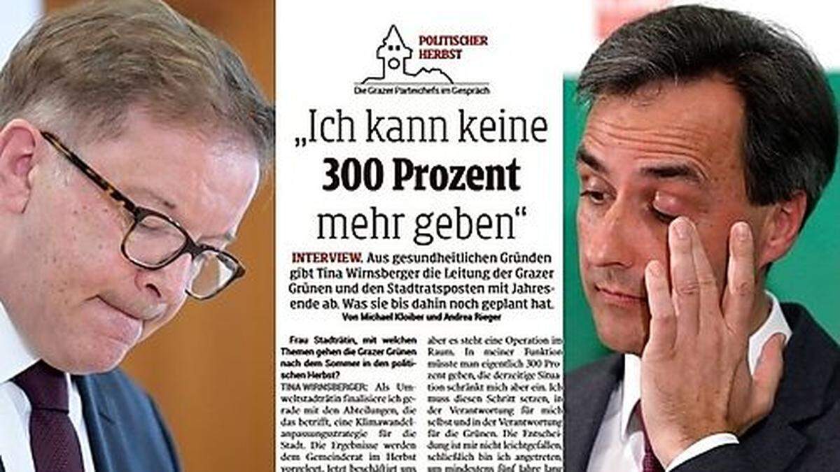 Rudolf Anschober trat als Minister zurück, Siegfried Nagl geht in Graz in sein 24. Regierungsjahr