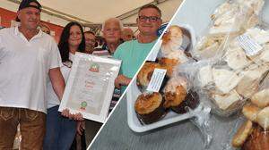 Familie Lukic aus St. Andrä wurde beim Schönsonntagmarkt im Juni für ihre &quot;40- jährige Marktversüßung&quot; ausgezeichnet