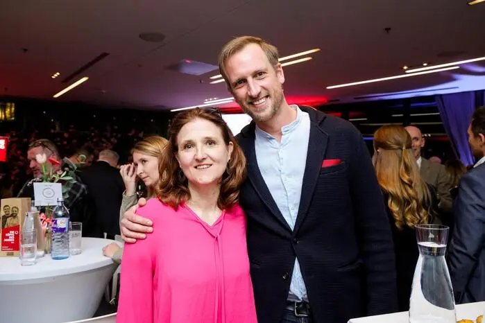 Susanne Haubenhofer (Erlebnisregion Graz) mit Bernhard Bauer (Wirtschaftskammer Graz)