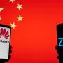 Die Logos der chinesischen Smartphonemarken Huawei und ZTE  | Die chinesischen Smartphonemarken Huawei und ZTE sind auch in Europa beliebt