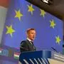 Ungarns Premierminister Peter Magyar beim Treffen mit EU-Kommissionspräsidentin Ursula von der Leyen in Brüssel