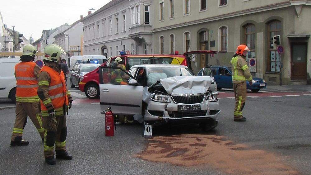 Autounfall in Graz
