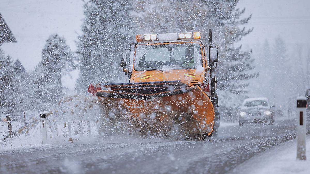 Im Bezirk schneite es im heurigen Winter schon öfters bis in tiefe Lagen