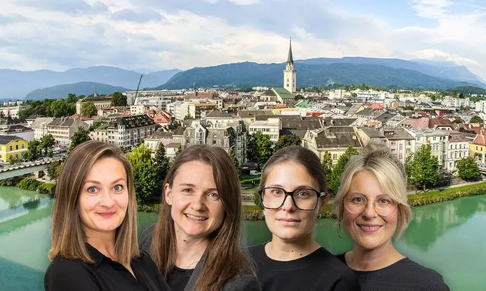 Das Villacher Team: Eva-Maria Scharf, Lisa Holzfeind, Daniela Winkler und Alexandra Pöcher